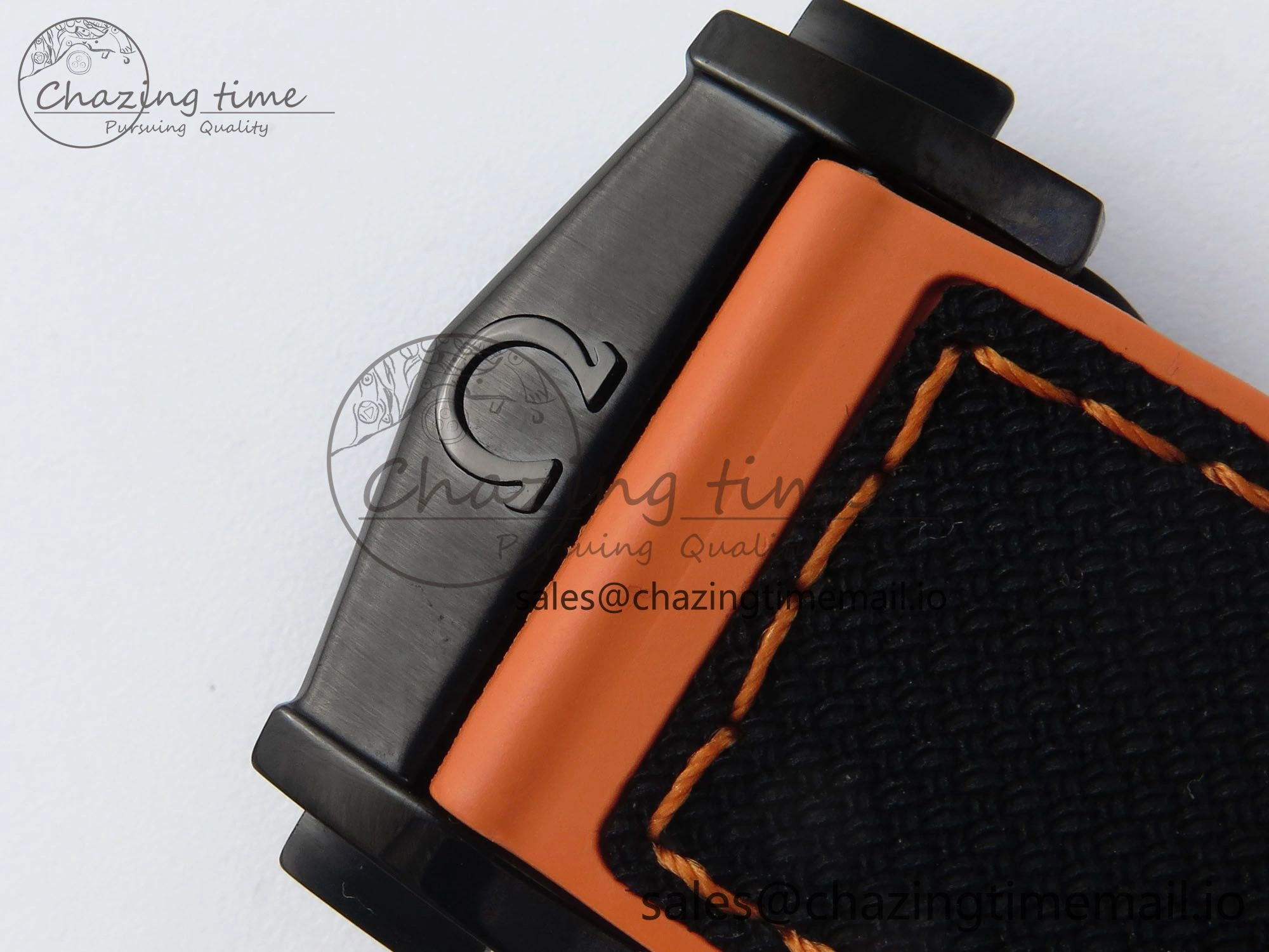 Planet Ocean Master Chronometer 600M 45.5mm SCF 1:1 Best Edition Black Orange Bezel Black Dial on Black Rubber Strap A9900 Super Clone