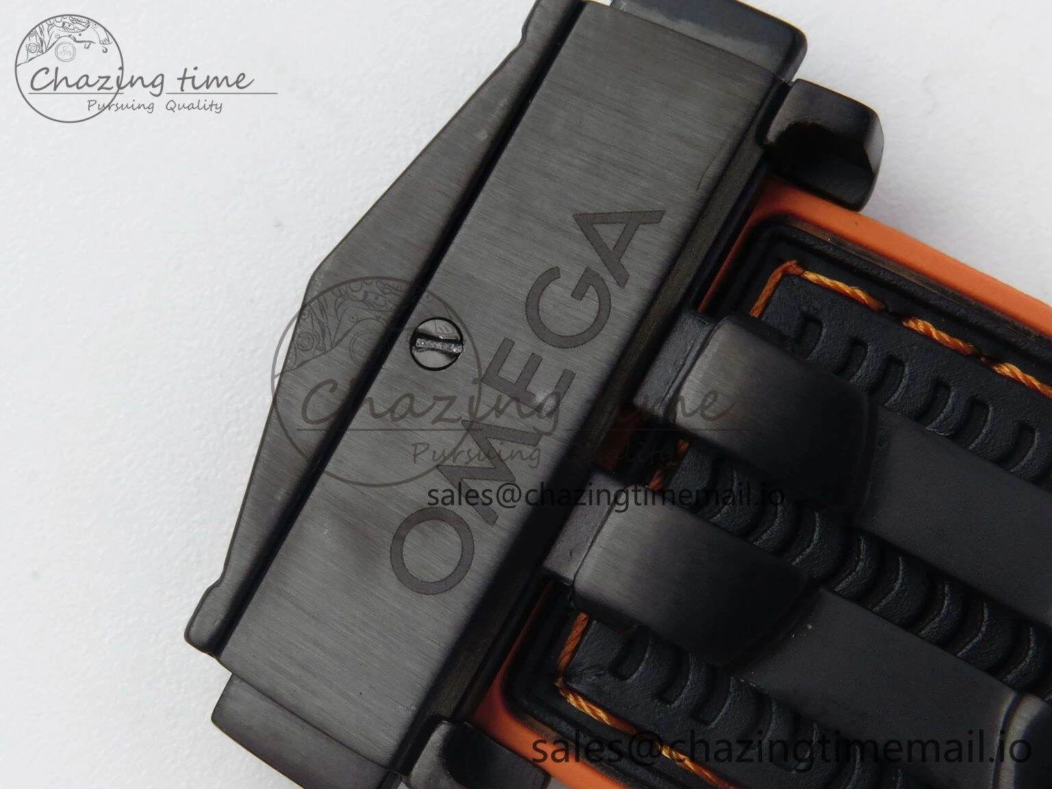 Planet Ocean Master Chronometer 600M 45.5mm SCF 1:1 Best Edition Black Orange Bezel Black Dial on Black Rubber Strap A9900 Super Clone
