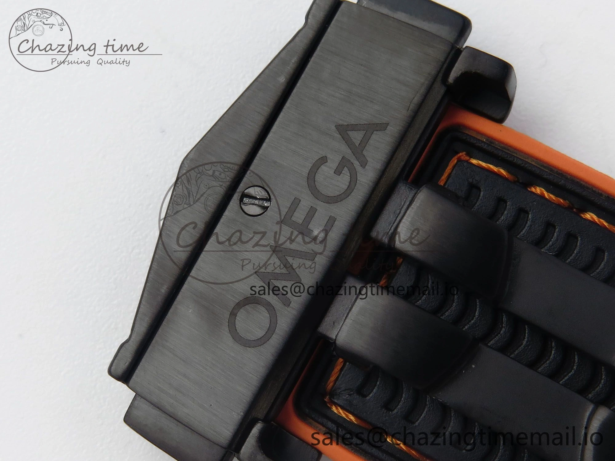 Planet Ocean Master Chronometer 600M 45.5mm SCF 1:1 Best Edition Black Orange Bezel Black Dial on Black Rubber Strap A9900 Super Clone