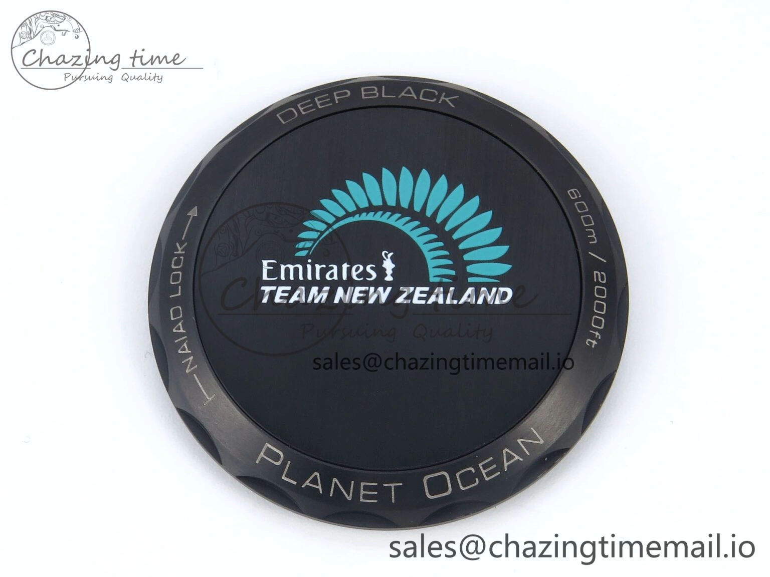 Planet Ocean Master Chronometer 600M 45.5mm SCF 1:1 Best Edition Black Tiffany Blue Dial on Black Rubber Strap A9900 Super Clone