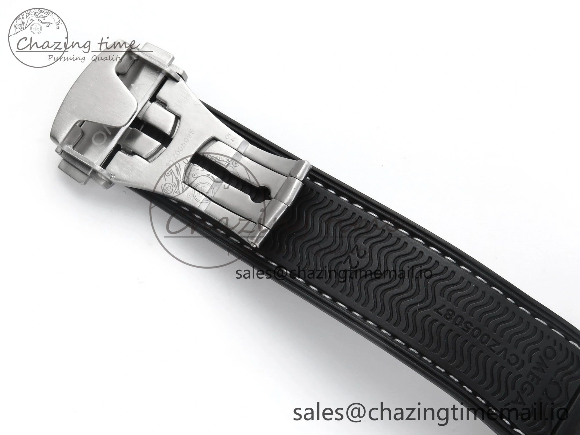 Planet Ocean Master Chronometer 600M 45.5mm SS SCF 1:1 Best Edition Black Bezel Black Dial on Black Rubber Strap A9900 Super Clone