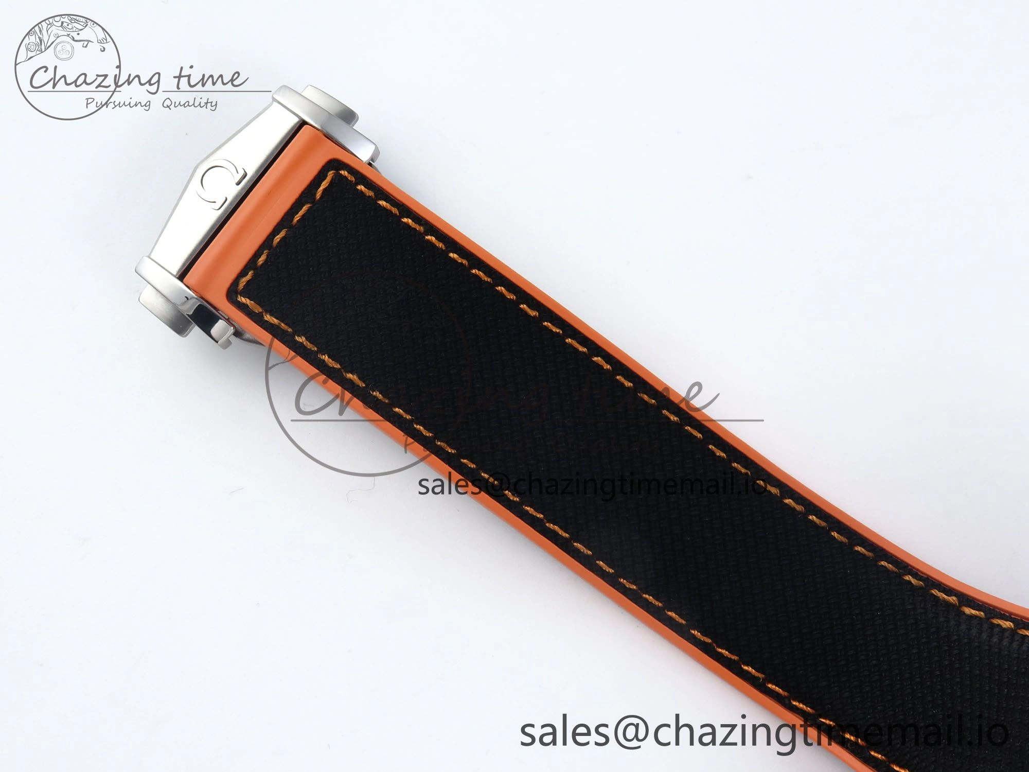 Planet Ocean Master Chronometer 600M 45.5mm SS SCF 1:1 Best Edition Black Orange Bezel Black Dial on Black Rubber Strap A9900 Super Clone