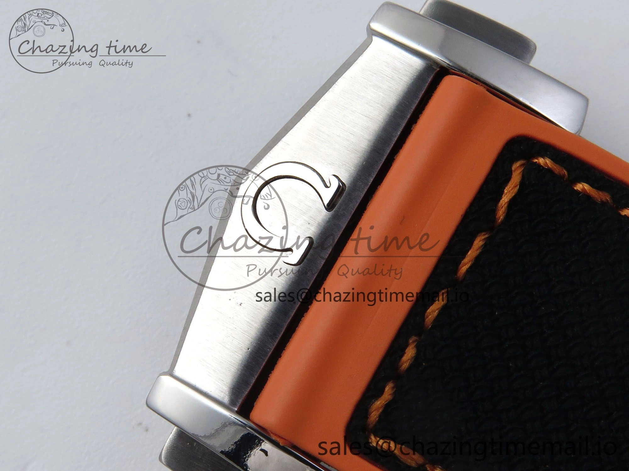 Planet Ocean Master Chronometer 600M 45.5mm SS SCF 1:1 Best Edition Black Orange Bezel Black Dial on Black Rubber Strap A9900 Super Clone