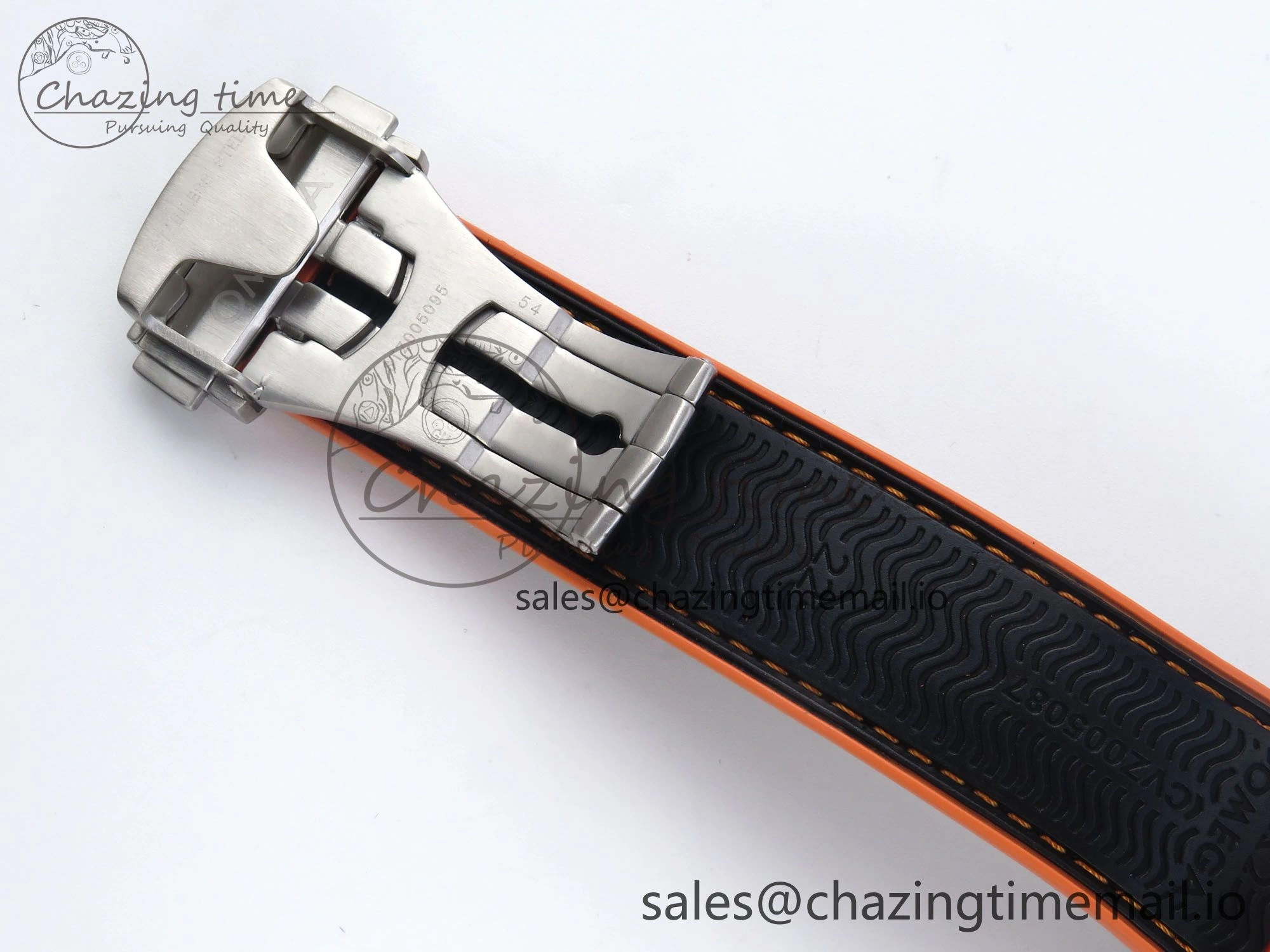 Planet Ocean Master Chronometer 600M 45.5mm SS SCF 1:1 Best Edition Black Orange Bezel Black Dial on Black Rubber Strap A9900 Super Clone