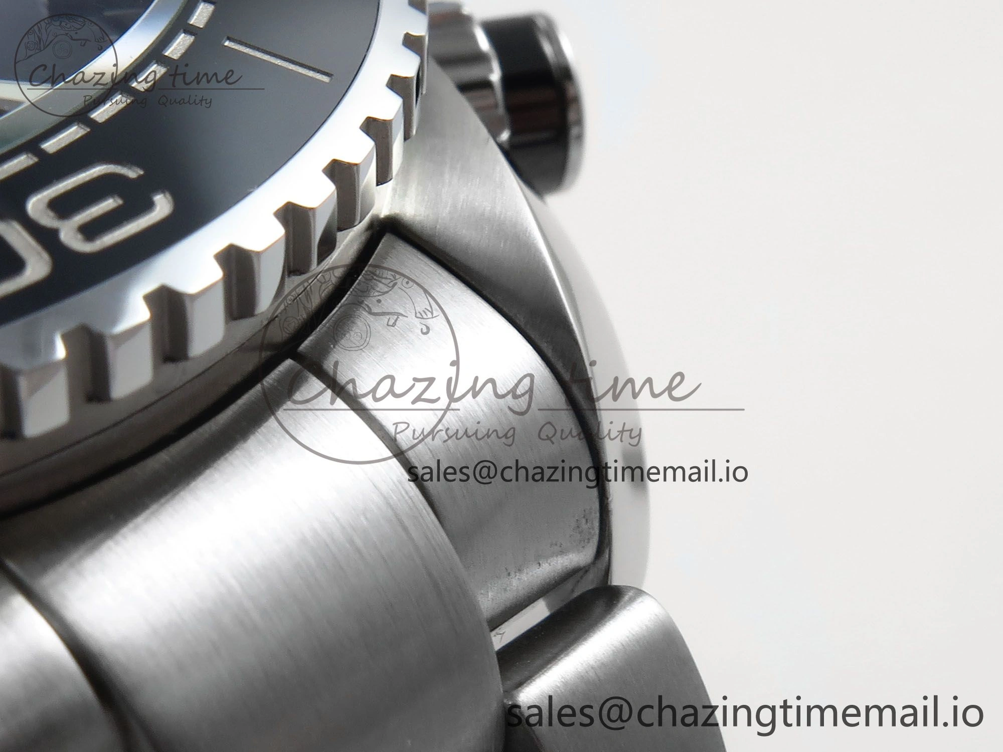 Planet Ocean Master Chronometer 600M 45.5mm SS SCF 1:1 Best Edition Black Orange Bezel Black Dial on SS Bracelet A9900 Super Clone