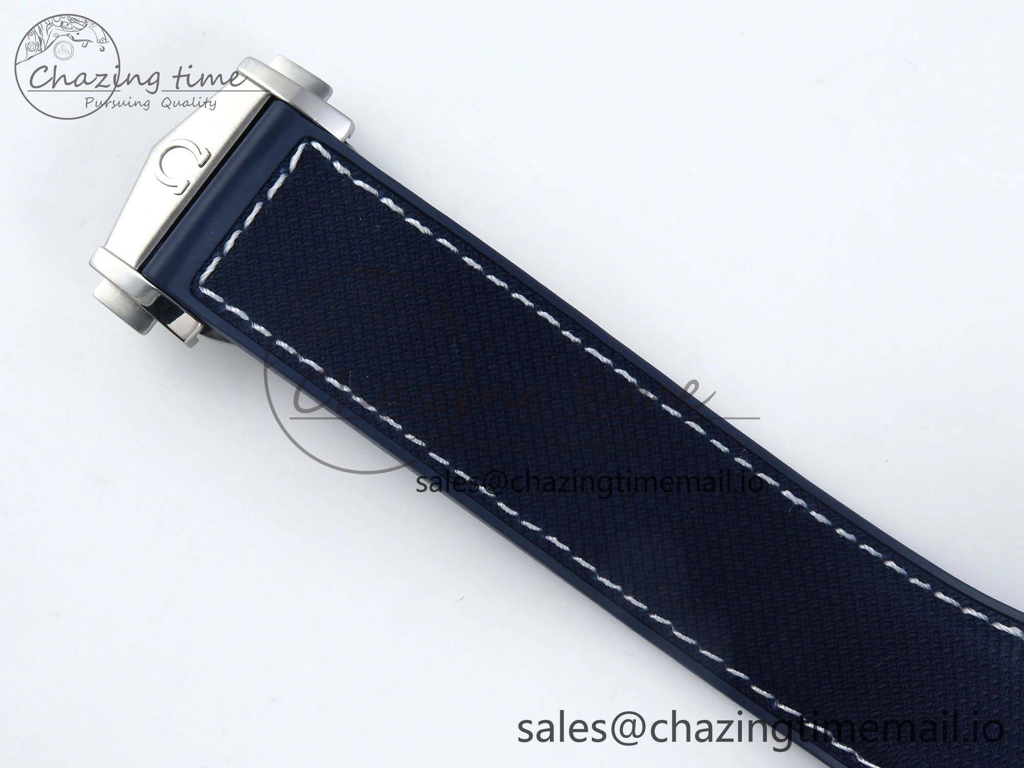 Planet Ocean Master Chronometer 600M 45.5mm SS SCF 1:1 Best Edition Blue Bezel Blue Dial on Blue Rubber Strap A9900 Super Clone