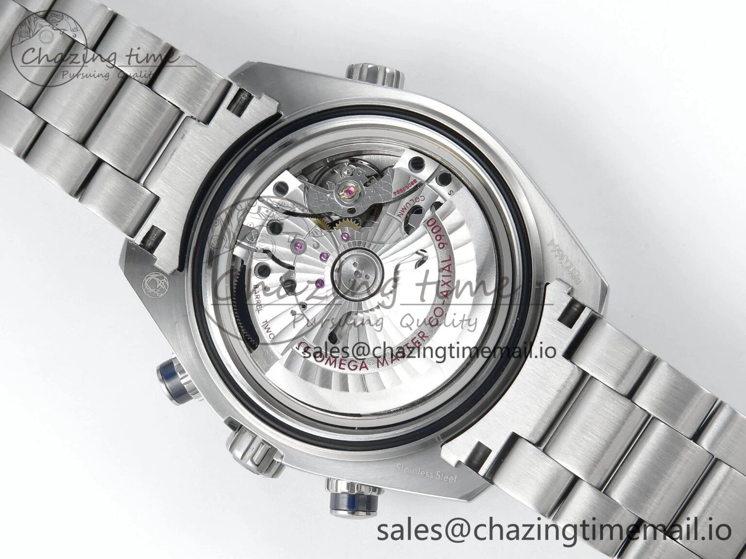 Planet Ocean Master Chronometer 600M 45.5mm SS SCF 1:1 Best Edition Blue Bezel Blue Dial on SS Bracelet A9900 Super Clone