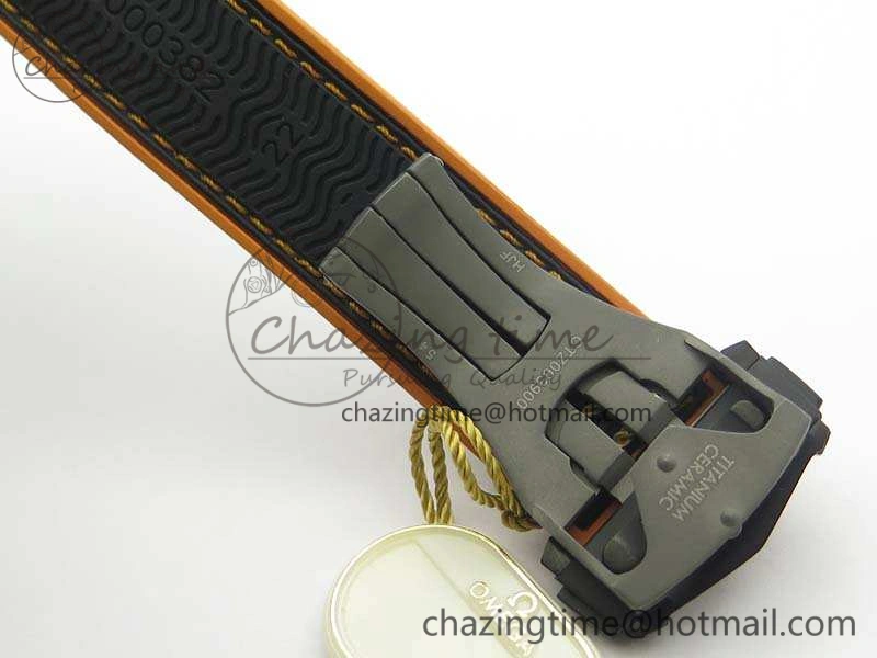 Planet Ocean Master Chronometer Chrono DLC OM 1:1 Best Edition Black Dial On Nylon Strap A9900