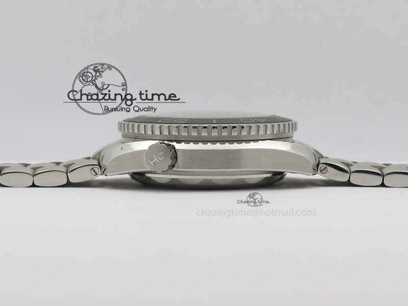 Planet Ocean Master Chronometer Chrono SS OM 1:1 Best Edition Gray Dial On SS Bracelet A9900