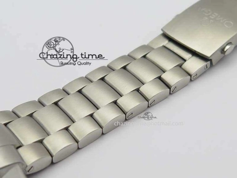 Planet Ocean Master Chronometer Chrono SS OM 1:1 Best Edition Gray Dial On SS Bracelet A9900