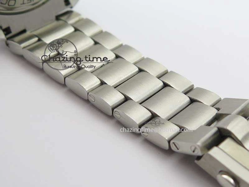 Planet Ocean Master Chronometer Chrono SS OM 1:1 Best Edition Gray Dial On SS Bracelet A9900