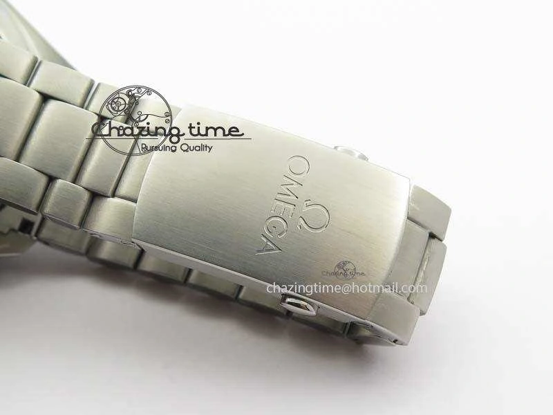 Planet Ocean Master Chronometer Chrono SS OM 1:1 Best Edition Gray Dial On SS Bracelet A9900