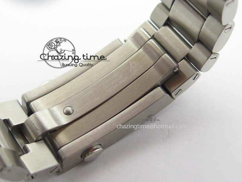 Planet Ocean Master Chronometer Chrono SS OM 1:1 Best Edition Gray Dial On SS Bracelet A9900