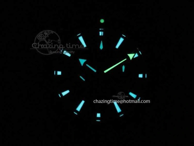 Planet Ocean Master Chronometer Chrono SS OM 1:1 Best Edition Orange 12 On SS Bracelet A9300