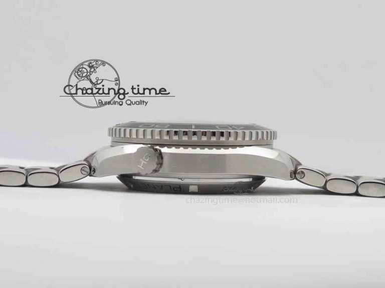 Planet Ocean Master Chronometer Chrono SS OM 1:1 Best Edition Orange 12 On SS Bracelet A9300