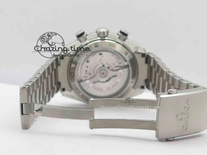 Planet Ocean Master Chronometer Chrono SS OM 1:1 Best Edition Orange 12 On SS Bracelet A9300
