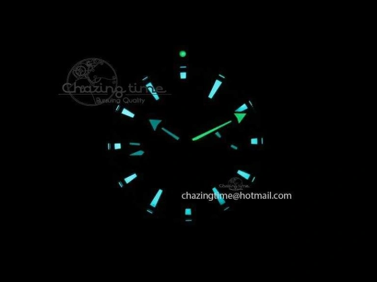 Planet Ocean Master Chronometer SS OM 1:1 Best Edition Blue Dial On Leather Strap A9900