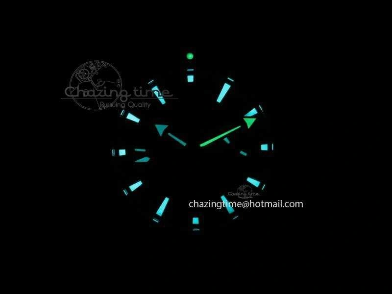 Planet Ocean Master Chronometer SS OM 1:1 Best Edition Blue Dial On Leather Strap A9900