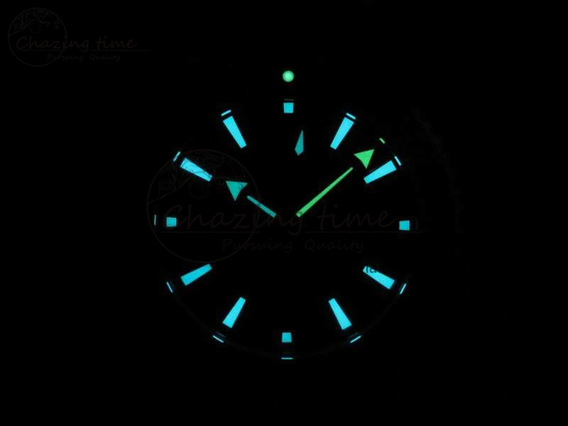 Planet Ocean Pro 45mm OMF 1:1 Best Edition Orange Marker On Rubber Strap A8500 (Black Balance Wheel)