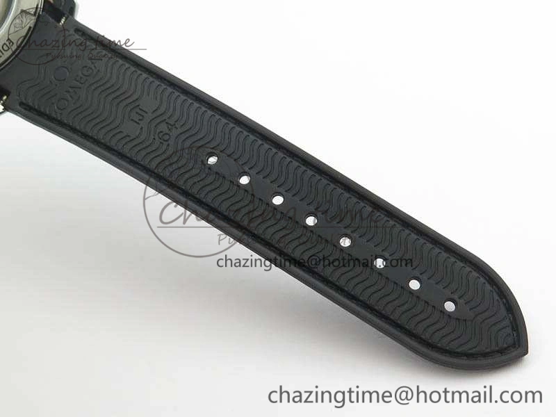 Planet Ocean Pro Ceramic Bezel 45mm 1:1 OMF Best Edition On Rubber Strap A8500 (Black Balance Wheel)