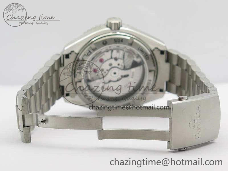 Planet Ocean Pro Ceramic Bezel 45mm OMF 1:1 Best Edition On SS Bracelet A8500 (Black Balance Wheel)