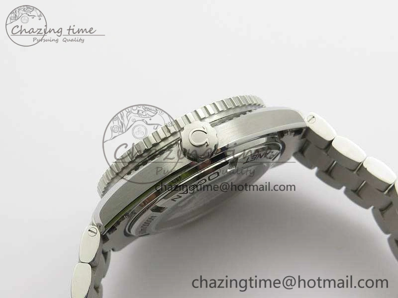 Planet Ocean Pro Ceramic Bezel 45mm OMF 1:1 Best Edition On SS Bracelet A8500 (Black Balance Wheel)