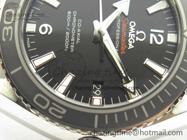 Planet Ocean Professional Ceramic Bezel 42mm 1:1 MK Best Edition Silver Markers On SS Bracelet A8500