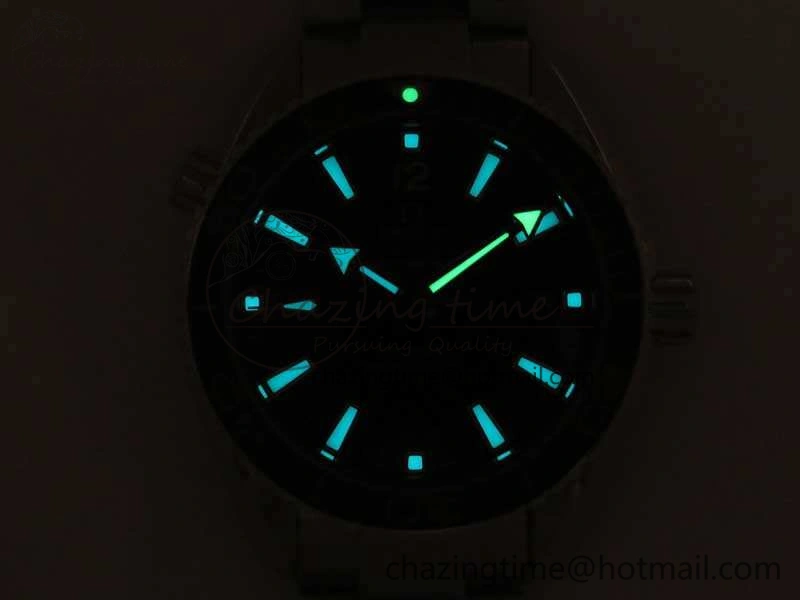 Planet Ocean Professional Ceramic Bezel 42mm 1:1 MK Best Edition Silver Markers On SS Bracelet A8500