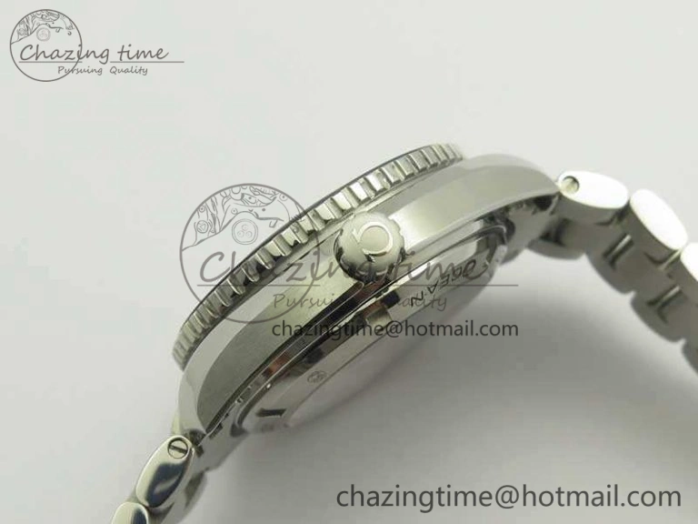 Planet Ocean Professional Ceramic Bezel 42mm 1:1 MK Best Edition Silver Markers On SS Bracelet A8500
