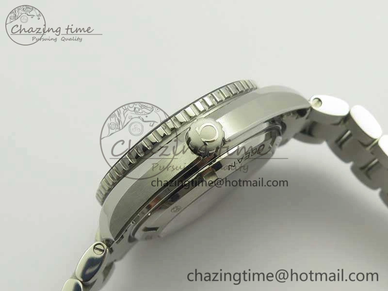 Planet Ocean Professional Ceramic Bezel 42mm 1:1 MK Best Edition Silver Markers On SS Bracelet A8500