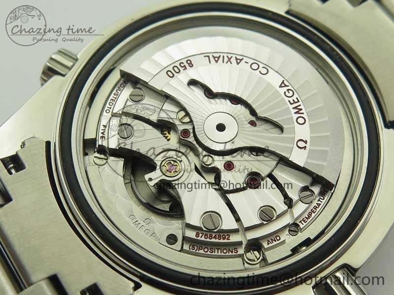 Planet Ocean Professional Ceramic Bezel 42mm 1:1 MK Best Edition Silver Markers On SS Bracelet A8500