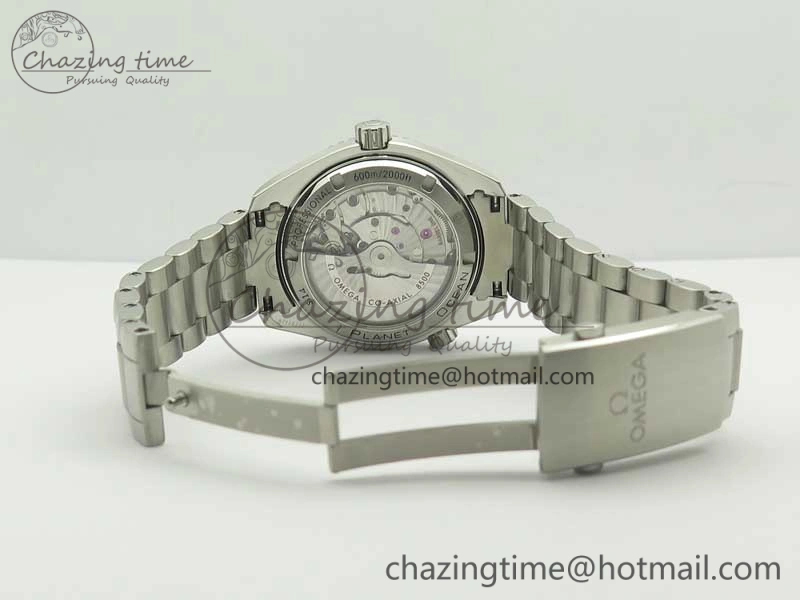 Planet Ocean Professional Ceramic Bezel 42mm 1:1 VSF Best Edition Orange Markers A8500 Super Clone (2 Straps)
