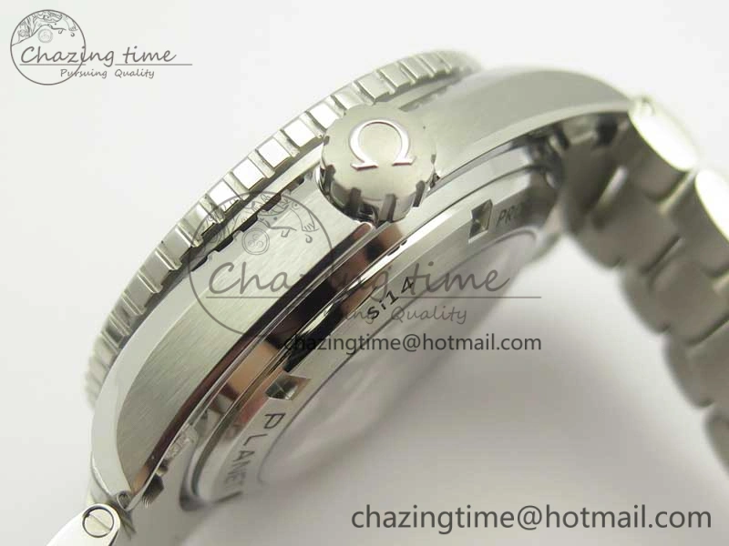 Planet Ocean Professional Ceramic Bezel 45.5mm 1:1 VSF Best Edition Orange Markers on SS Bracelet A8500 Super Clone