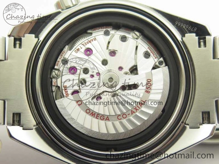 Planet Ocean Professional Ceramic Bezel 45.5mm 1:1 VSF Best Edition Orange Markers on SS Bracelet A8500 Super Clone