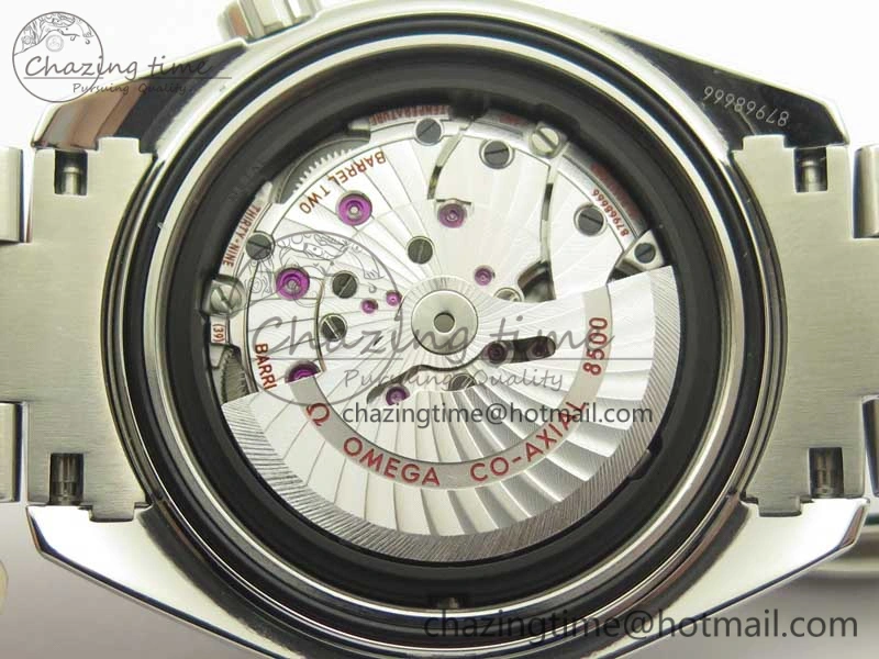 Planet Ocean Professional Ceramic Bezel 45.5mm 1:1 VSF Best Edition Orange Markers on SS Bracelet A8500 Super Clone