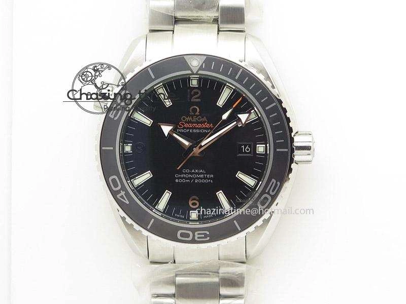 Planet Ocean Professional Ceramic Bezel 45mm 1:1 Noob Best Edition on SS Bracelet A2836
