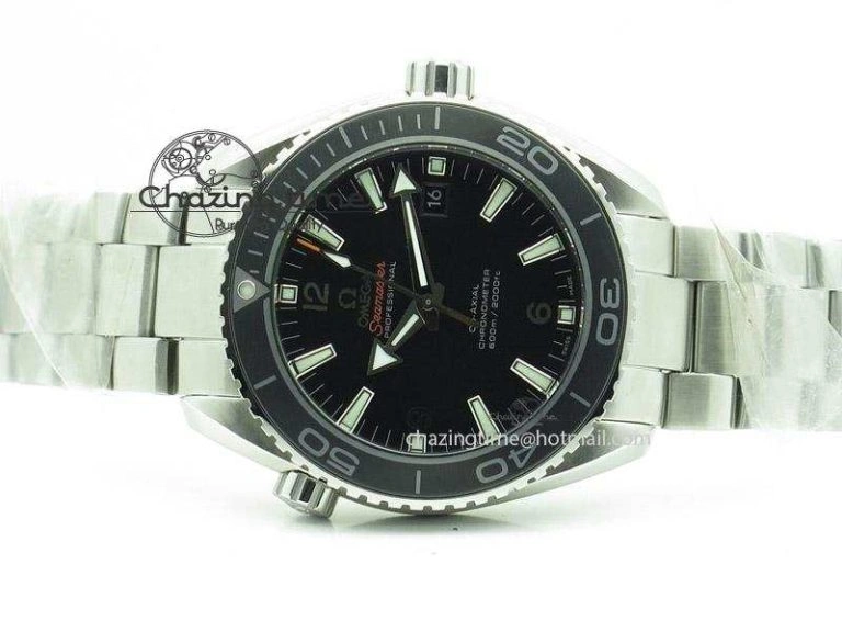 Planet Ocean Professional Ceramic Bezel 45mm 1:1 Noob Best Edition on SS Bracelet A2836