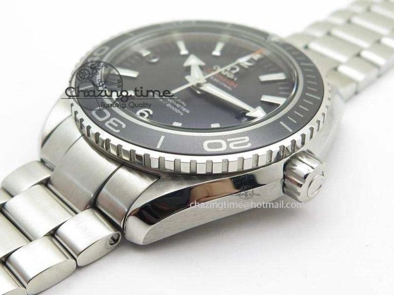 Planet Ocean Professional Ceramic Bezel 45mm 1:1 Noob Best Edition on SS Bracelet A2836