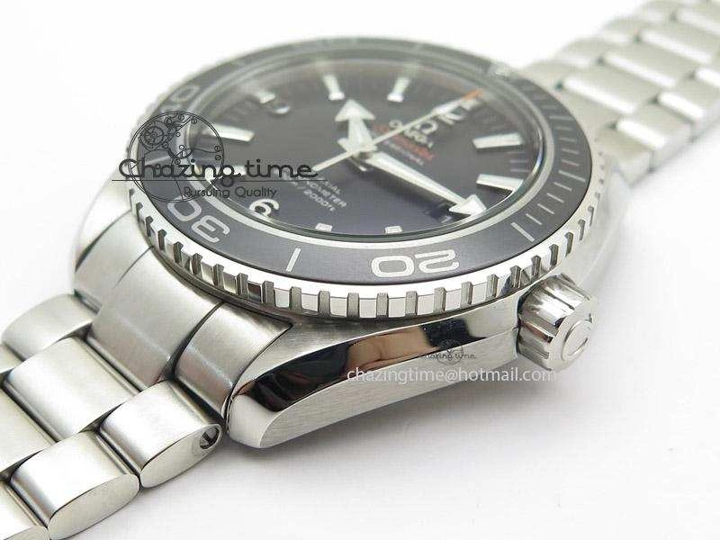 Planet Ocean Professional Ceramic Bezel 45mm 1:1 Noob Best Edition on SS Bracelet A2836