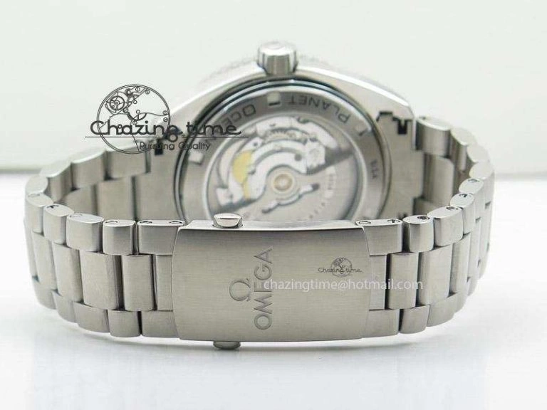 Planet Ocean Professional Ceramic Bezel 45mm 1:1 Noob Best Edition on SS Bracelet A2836