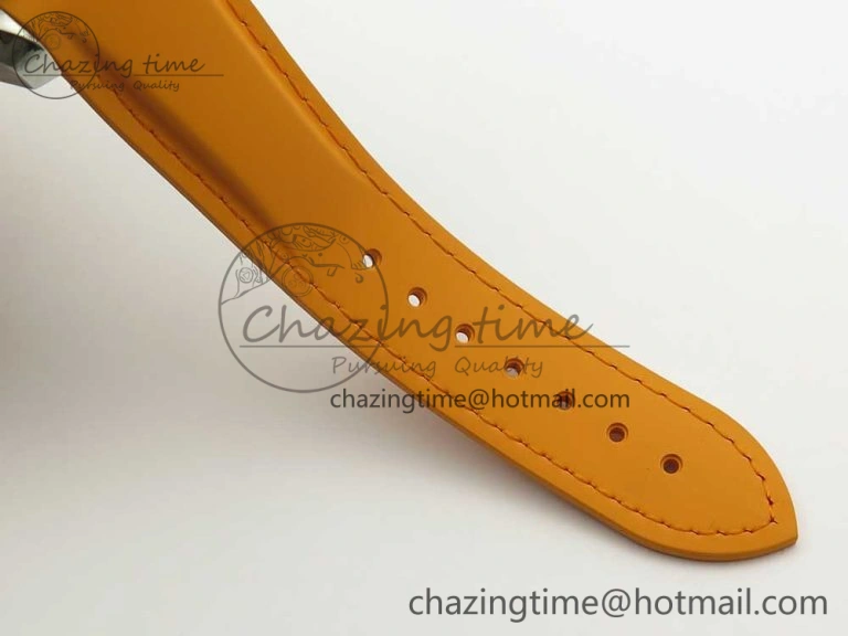 Planet Ocean Professional Orange Bezel 42mm 1:1 VSF Best Edition on Orange Rubber Strap A8500 Super Clone