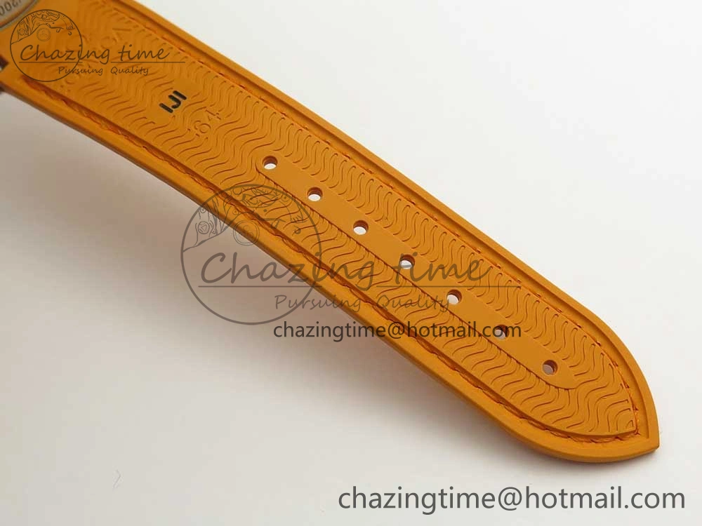 Planet Ocean Professional Orange Bezel 42mm 1:1 VSF Best Edition on Orange Rubber Strap A8500 Super Clone