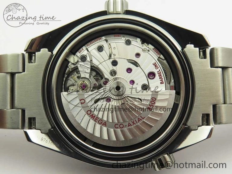 Planet Ocean Professional Orange Bezel 42mm 1:1 VSF Best Edition on SS Bracelet A8500 Super Clone (2 Straps)