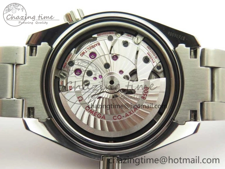 Planet Ocean Professional Orange Bezel 42mm 1:1 VSF Best Edition on SS Bracelet A8500 Super Clone (2 Straps)