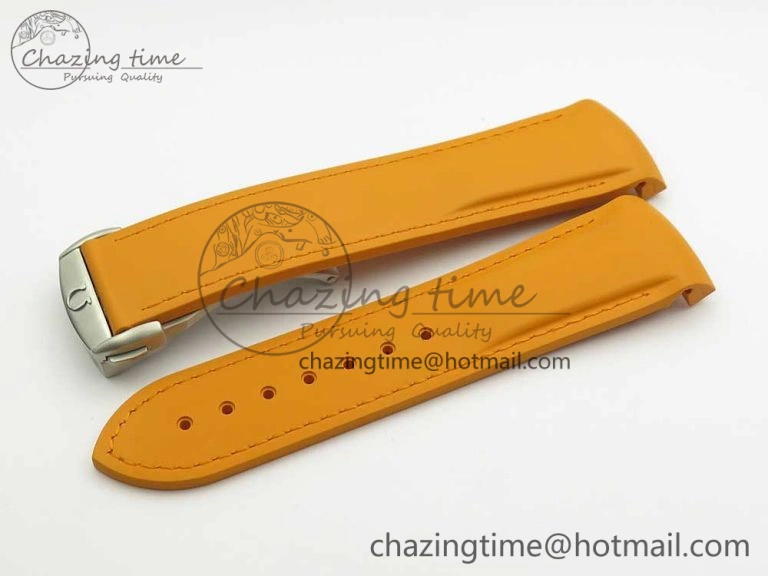 Planet Ocean Professional Orange Bezel 42mm 1:1 VSF Best Edition on SS Bracelet A8500 Super Clone (2 Straps)