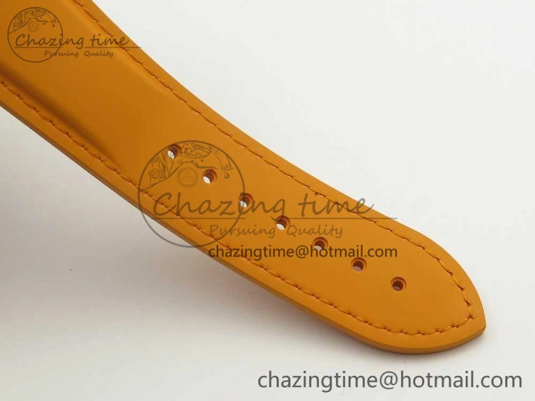 Planet Ocean Professional Orange Bezel 45.5mm 1:1 VSF Best Edition on Orange Rubber Strap A8500 Super Clone