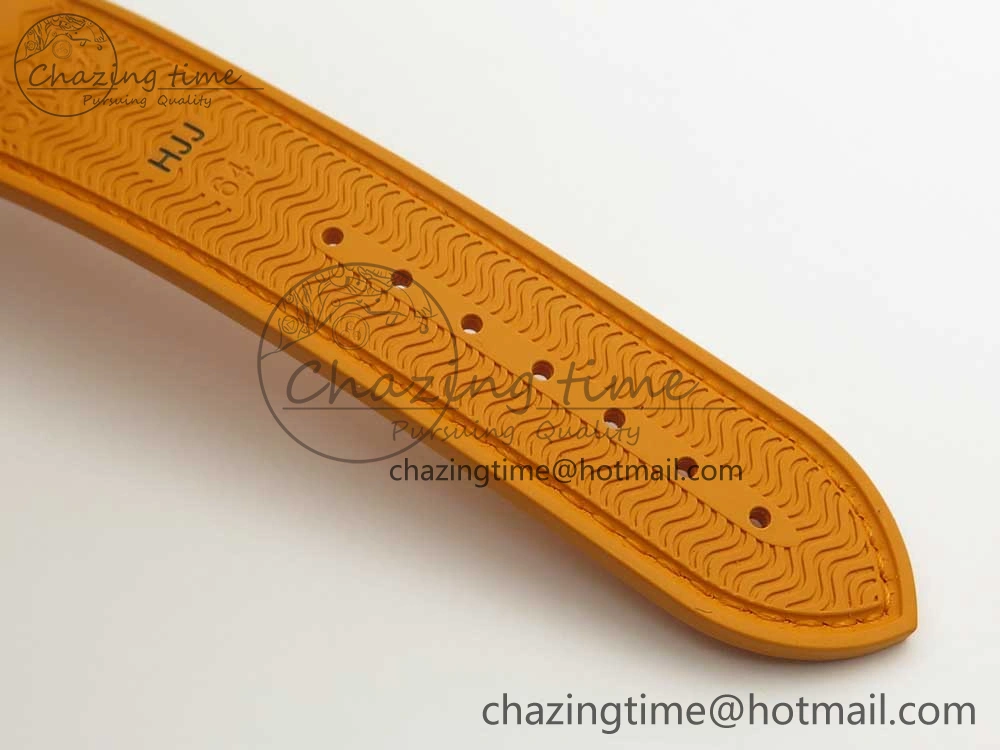Planet Ocean Professional Orange Bezel 45.5mm 1:1 VSF Best Edition on Orange Rubber Strap A8500 Super Clone