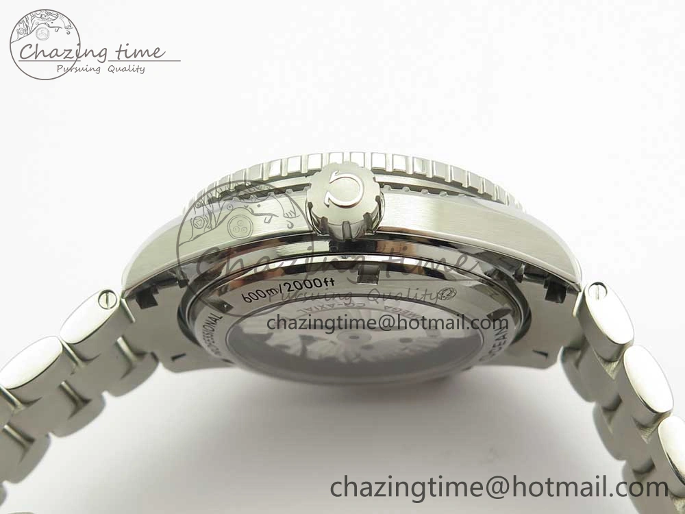 Planet Ocean Professional Orange Bezel 45.5mm 1:1 VSF Best Edition on SS Bracelet A8500 Super Clone (2 Straps)