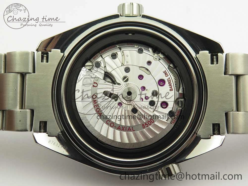 Planet Ocean Professional Orange Bezel 45.5mm 1:1 VSF Best Edition on SS Bracelet A8500 Super Clone (2 Straps)