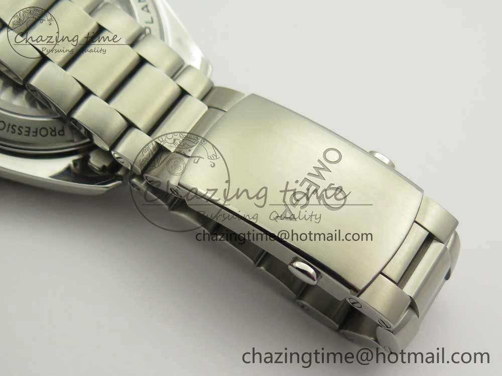 Planet Ocean Professional Orange Bezel 45.5mm 1:1 VSF Best Edition on SS Bracelet A8500 Super Clone (2 Straps)